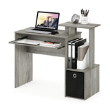 Furinno Econ Multipurpose Home Office Computer Writing Desk, French Oak Grey Furinno