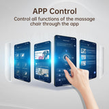 Real Relax 2025 Massage Chair Full Body, Zero Gravity SL-Track Shiatsu Massage Recliner with Heat, APP Control, Child Lock, Body Scan Bluetooth Foot Roller, Favor 06, All Black Real Relax