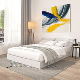 Qingzhou Box Spring Full Size Bed Bases, 7 Inch High Metal Full Size Box Spring Only, Heavy Duty Mattress Foundation with Fabric Cover, Easy Assembly, Quiet Noise Free, Non Slip, Black Qingzhou