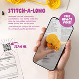 Bucilla Complete Crochet Kit, Pete The Pizza, 5" Bucilla