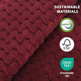 EONIX Dual Motor Lay Flat Power Lift Recliner Chair for Elderly, Electric Recliner Lift Chairs for Adults with Cup Holders, 400lbs Heavy Duty Power Recliner Sofa with Heat and Massage, Burgundy EONIX