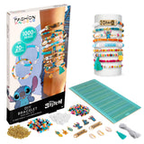 Fashion Angels Disney Stitch DIY Bracelet Making Kit, Includes 1,000+ Shell Beads, Tassels, & More, Lilo & Stitch Collectable Jewelry for Kids, Teen Girls & Boys Fashion Angels