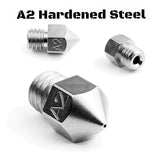 Microswiss MK8 Plated A2 Tool Steel Wear Resistant Nozzle (MakerBot, CraftBot, Creality, CR10, Ender 3, Ender 5, Tevo Tornado) .4mm Micro-Swiss