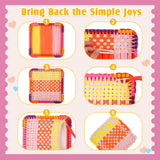 Weaving Loom Kit for Kids Ages 8-12, DIY Arts and Crafts Loom Knitting Projects Set, Ideas Birthday Gifts for Girls Toys, Crochet Kit for Beginners Potholder Tools Creative Supplies With Elastic Cord QXHOL