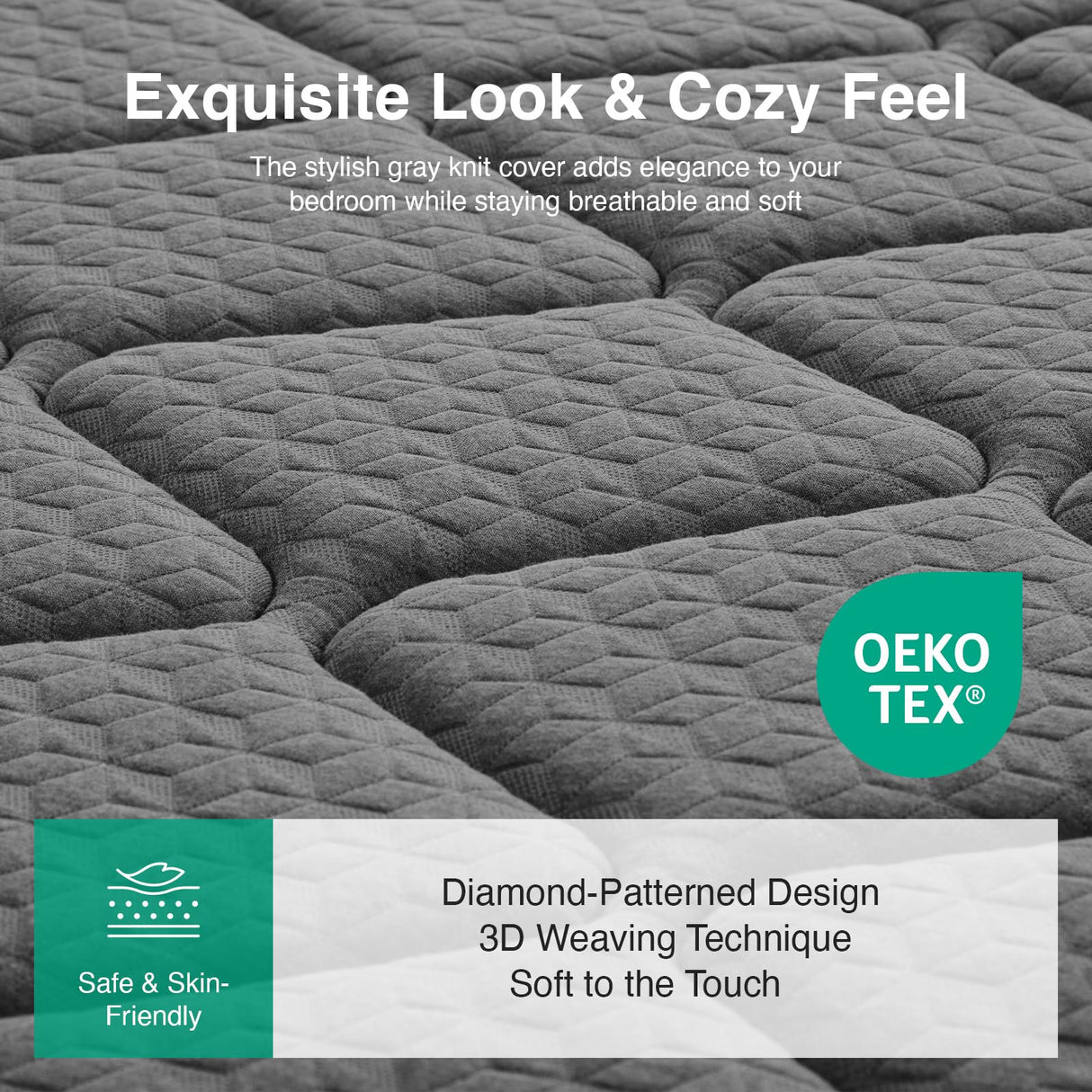 Novilla 10 inch Full Size Mattress, NanoGEL™ Full Mattress with Smarts™ Coil for Motion Isolation & Pressure Relief & Cool Night Sleep, Medium Firm Hybrid Mattresses in a Box, CertiPUR-US Certified Novilla