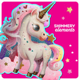 Dan&Darci Jumbo Shimmery 45-Piece Unicorn Floor Puzzle for Kids Ages 3-6 Years Old- Large Toddler Puzzles Age 3, 4, 5, 6 Year Olds - Easter Toys for Girls - Little Girl Birthday Gift Dan&Darci