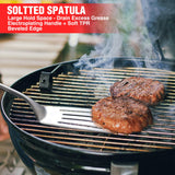 PARGRILL Grill Accessories Heavy Duty BBQ Set Gifts for Men/Women - Premium Stainless Steel Spatula, Fork, Brush & Tongs, Barbecue Utensils Tool Kit Gift for Grilling Lover Outdoor PARGRILL