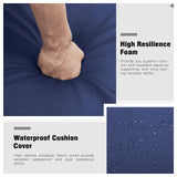 LayinSun 13 Pieces Patio Furniture Set with Fire Pit Table, Black Rattan Modular Sectional Outdoor Conversation Sofa Set, Swivel Rocking Chairs Set LayinSun