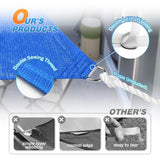 TANG Sunshades Depot Blue 10' x 15' Sun Shade Sail Rectangle Canopy Shade Cover UV Block for Backyard Pergola Porch Deck Garden Patio Outdoor Activities TANG