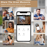 Solar-Powered Smart Owl House with Camera - Outdoor Hanging Wooden Nesting Box, Real-Time View & Motion Detection, for Garden for 2.4g WiFi Coverage Area, for Owl Lovers WISDOMRAINBOW