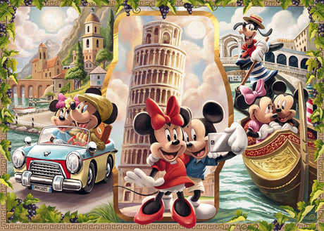 Ravensburger Disney Vacation Mickey and Minnie - 1000 Piece Jigsaw Puzzle for Kids and Adults | Unique Piece Design | Anti-Glare Surface | Ideal for Brain Game | Perfect Christmas Toy Gift Ravensburger