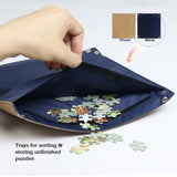 Lavievert 1500 Pieces Jigsaw Puzzle Board with Padded Cover, Portable Puzzle Case with 6 Sorting Trays, Puzzle Caddy Puzzle Storage Saver with Non-Slip Surface for Adults and Kids LAVIEVERT