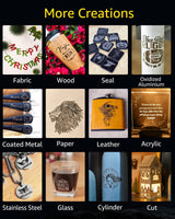 LaserPecker 2(Basic) Laser Engraver Cutter, 60W Galvo Laser Handheld Engraver High Precision 0.05mm Compressed Spot, 36000mm/min High Speed Portable Engraving Machine for Wood Kraft Paper Leather LaserPecker