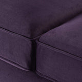 Jennifer Taylor Home Kinsley 84" Modern Tuxedo Tufted Sofa, Purple Velvet Jennifer Taylor Home