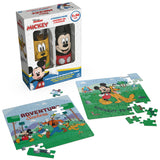 Disney Mickey Mouse, 2-Puzzle Pack 36-Piece Jigsaw Puzzles Storage Tubes Disney Toys Mickey Mouse Clubhouse Kids Puzzles Disney Gifts, for Ages 4 and up Spin Master Games