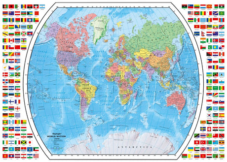 Ravensburger Political World Map 1000 Piece Jigsaw Puzzle for Adults - 12000664 - Handcrafted Tooling, Made in Germany, Every Piece Fits Together Perfectly Ravensburger