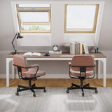 Tribesigns 2-Person Home Office Desk, 78.7" Extra Long Computer Desk, Double Workstation for Home Office, Work Desk for Two People (Oak) Tribesigns