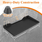 PEKGRIL 2 Pack Garage Wall Shelf, 1X2 Ft Heavy Duty Garage Shelving, Wall Mounted Storage Shelves for Laundry Room, Closet, Holds Up to 150 Lbs PEKGRIL