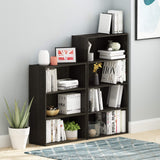 Furinno Pasir 3-Tier Open Shelf Bookcase, Dark Espresso Furinno