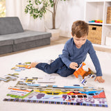 Melissa & Doug Traffic Jam Jumbo Jigsaw Floor Puzzle (24 pcs, 2 x 3 feet long) - FSC Certified Melissa & Doug