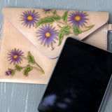 Realeather DIY Envelope Clutch Purse Kit, Natural Realeather