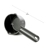 Pajaso Design - Cast Iron Basting Pot Set for Grill Cooking - Melting Pan for BBQ - Complete with Glaze Brush and Sauce Mop Pajaso Design