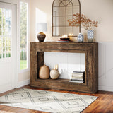 Celaform Console Tables for Entryway, 47.2 Inch Long Sofa Table with Storage, Farmhouse Wood Style Entry Table Behind Couch Table for Living Room, Entrance, Hallway Celaform