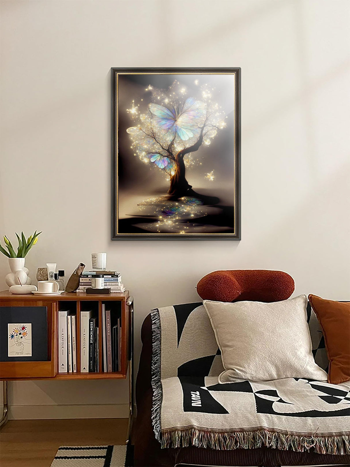 AIBOERL Diamond Art Kits for Adults,Glitter Tree 5D Diamond Painting Kits for Adults,Diamond Painting Diamond Art with Full Drill Diamond Dots DIY Gem Crafts Kits for Home Decor Gift-12x16in AIBOERL