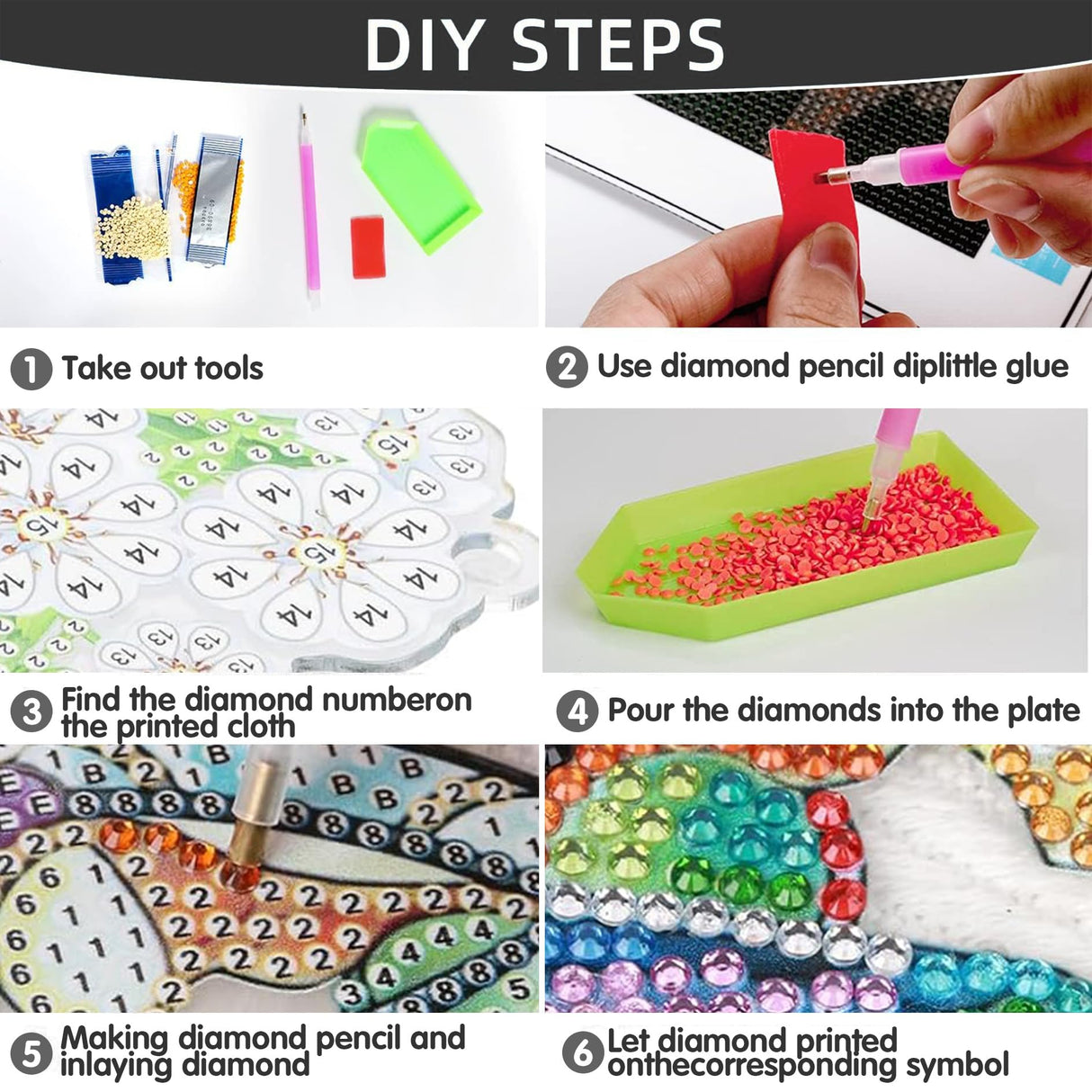 Bimkole Mandala Flower Diamond Art Hanging Kit for Adult, DIY 5D Diamond Art Window Pendant, Acrylic Crystal Art Hanging Ornament Home Wall Garden Front Door Sign Outdoor Decor 7.8x7.8 Inch Bimkole