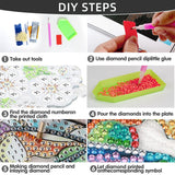 Bimkole Mandala Flower Diamond Art Hanging Kit for Adult, DIY 5D Diamond Art Window Pendant, Acrylic Crystal Art Hanging Ornament Home Wall Garden Front Door Sign Outdoor Decor 7.8x7.8 Inch Bimkole