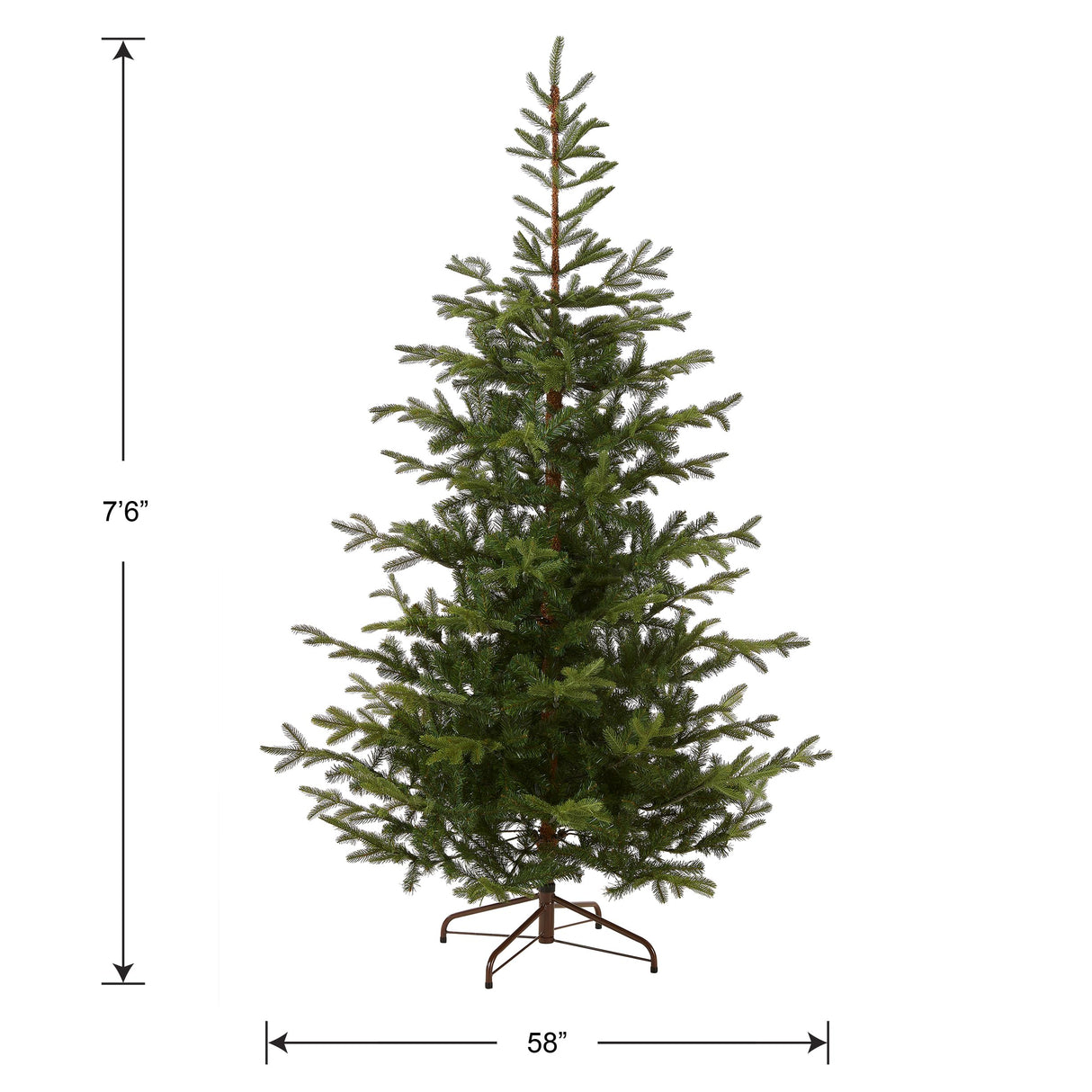 National Tree Company 'Feel Real' Artificial Christmas Tree - Norwegian Spruce Tree - 7.5 ft National Tree Company