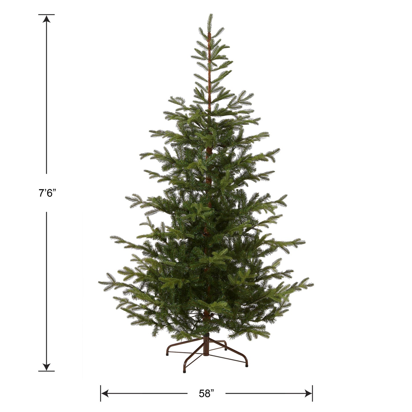 National Tree Company 'Feel Real' Artificial Christmas Tree - Norwegian Spruce Tree - 7.5 ft