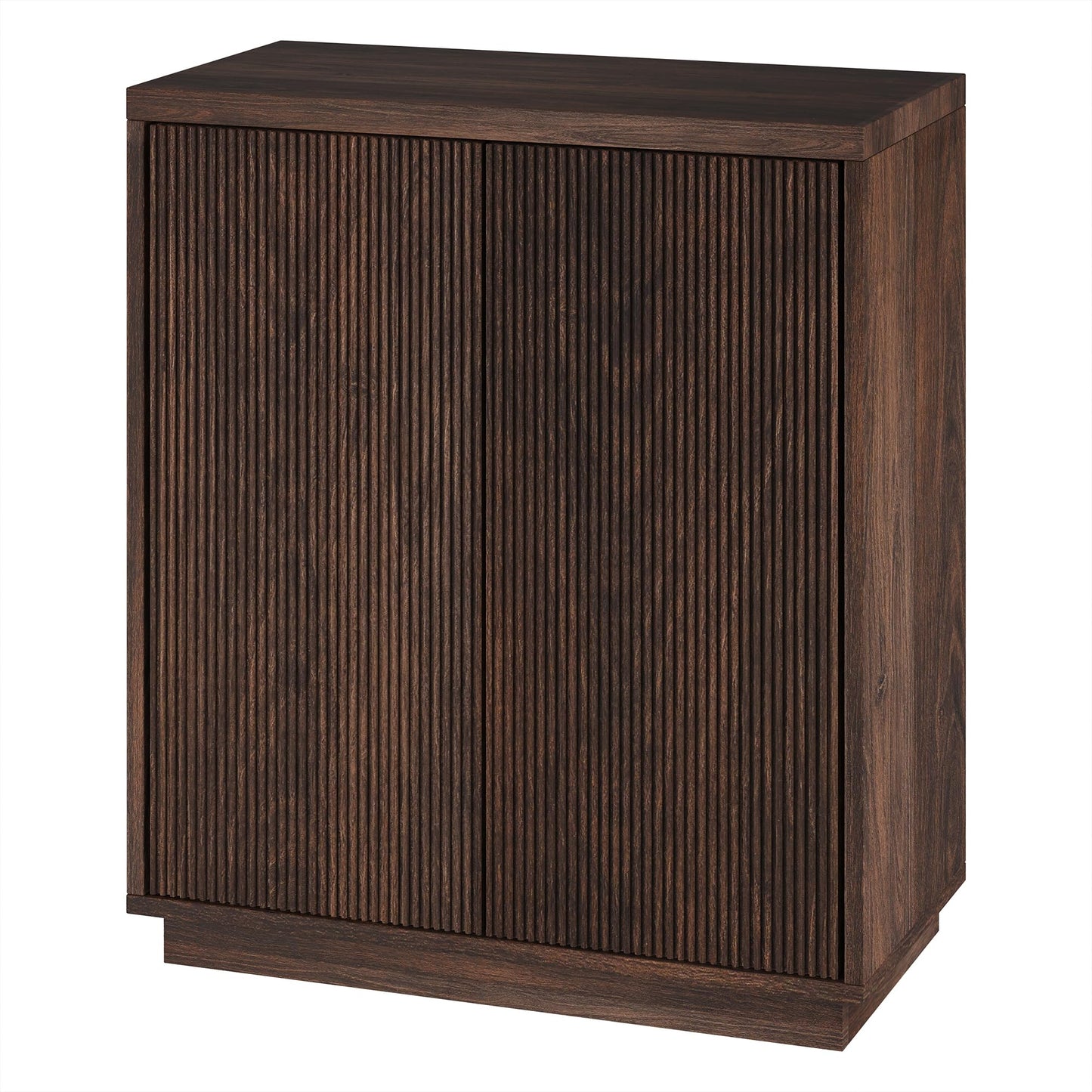 Henn&Hart 28" Wide Rectangular Accent Cabinet in Brown, for Home, Living Room, Bedroom, Entertainment Room, Office