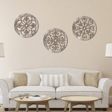 Blulu 3 Pieces Thicken Rustic Wall Decor Farmhouse Wall Art Decor Wood Hanging Decoration for Living Room Bedroom Home Indoor Outdoor Office(Popular Style) Blulu