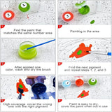 DYAIANGMU Christmas Paint by Numbers Kit for Adults Beginner,Car Paint by Number Kits on Canvas for Adults Beginner,Digital Oil Painting Kits for Home Wall Decor 19.6X15.7 Inch (with Frame) DYAIANGMU