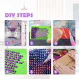 NEWENMO Fairy Diamonds Painting Kits for Adults Beginner, DIY 5D Butterfly Diamond Art Paint with Round Diamonds, Full Drill Diamonds Art Painting Kit Perfect for Home Wall Decor 12x12 Inch NEWENMO