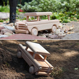 VESPLO - Wooden Car Trabant - DIY Wooden Cars - Toy Car for Kids & Adults - Handmade Wooden Toys - Preschool Learning Activities - Toddler Car & Trucks - Educational Toys - Solid Wood VESPLO