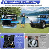 Upgrade 900PSI Cordless High Pressure Washer Gun, 15000mAh Battery Powered Pressure Washer with 6-in-1 Adjustable Nozzle, Portable Handheld Power Washer for Car, Home Cleaning & Garden Watering KlrSwp