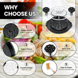 Chicken Shredder Tool Twist Large - 10'' Pro Meat Shredders for Chicken Breast,Visible Kitchen Gadgets Grinder Machine with Brush,Strong Anti-Slip Strip,Ergonomic Handle,BPA Free (Black) Beiyunee