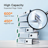 E-Z Ink 212 Ink Cartridge Remanufactured Replacement for Epson 212 212XL T212 Ink Cartridges Work for Epson Expression Home XP-4100 XP-4105 Workforce WF-2850 WF-2830 (Black, Cyan, Magenta, Yellow) E-Z Ink