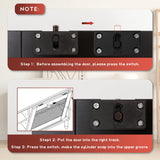 Anbuy Shoe Storage Bench for Entryway with Rattan Door, Rattan Shoe Rack Bench entryway Bench, Shoe Cabinet with Soft Cushion, Holds 300 lb, 31.5 x 13.78 x 19.1 inches (Black) Anbuy