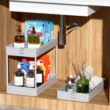 SPACEKEEPER Rolling Storage Cart 3 Tier Bathroom Cart Organizers with Wheels Laundry Room Organization Mobile Shelving Unit Utility Cart Storage Shelves Multi-Functional for Office, Home, Gray SPACEKEEPER