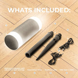 iJoy Wireless Speaker with 10 Hour Playtime - IP66 Waterproof, Dustproof, Weatherproof Light Up Bluetooth Tiki Speaker with LED Lights + Adjustable Stake Height for Use As Wireless Outdoor Speaker iJoy