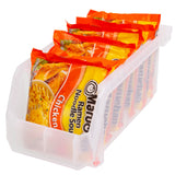 ReadySpace Plastic Containers for Organizing and Storage Bins for Closet, Kitchen, Office, Garage or Pantry Organization, Stackable Bins, Medium (11" x 5" x 5.5"), 8-Pack, Clear ReadySpace