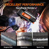 FEMEROL Welding Machine 110V,Handheld Welder, 120A Portable Stick Welder, Hand Held Welder Machine IGBT Inverter Digital Display with Welding Tool Set and Toolbox FEMEROL