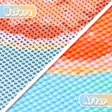 Basketball Fire DIY 5D Diamond Painting Kit Adult Full Drill Rhinestone Cross Stitch Art Crafts for Home Decoration 12x16 Inch KAYEIUU