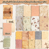 226 Sheets Vintage Scrapbook Paper Kit with Photo Tapes, Textured Scrapbooking Supplies Craft Paper for Junk Journal Supplies Planner Mixed Collage Materials Embellishments Caffox