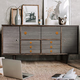 Junwapy 12 Pack Boho Rattan Dresser Knobs Durable Handmade Wooden Drawer Knobs Handmade Wicker Weave Pulls for Cabinets, Furniture Junwapy