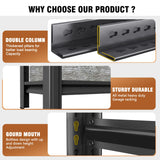 SFTORMAS Metal Garage Shelving Unit, Heavy Duty Adjustable Storage Rack, Steel Shelving, Industrial Shelves for Heavy Tools and Equipment, Ideal for Garage, Basement (5-Tier 63" Hx17 Wx14 D) SFTORMAS