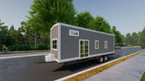 Mobile Tiny Home on Wheels 36'x 8' | 288 Sq Ft | Fully Equipped Kitchen, Washroom, and Sleeping Areas | Building Plans for Adults Interested in DIY Projects, Tiny Living, and Travel Generic